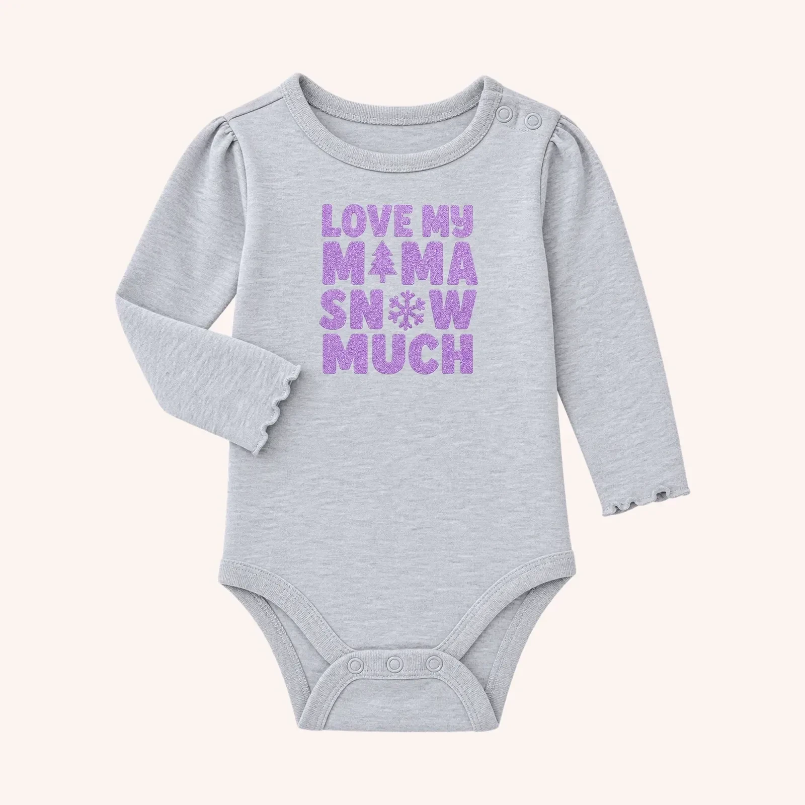 Garanimals Baby Girls Graphic Bodysuit with Long Sleeves, Sizes 0M-24M