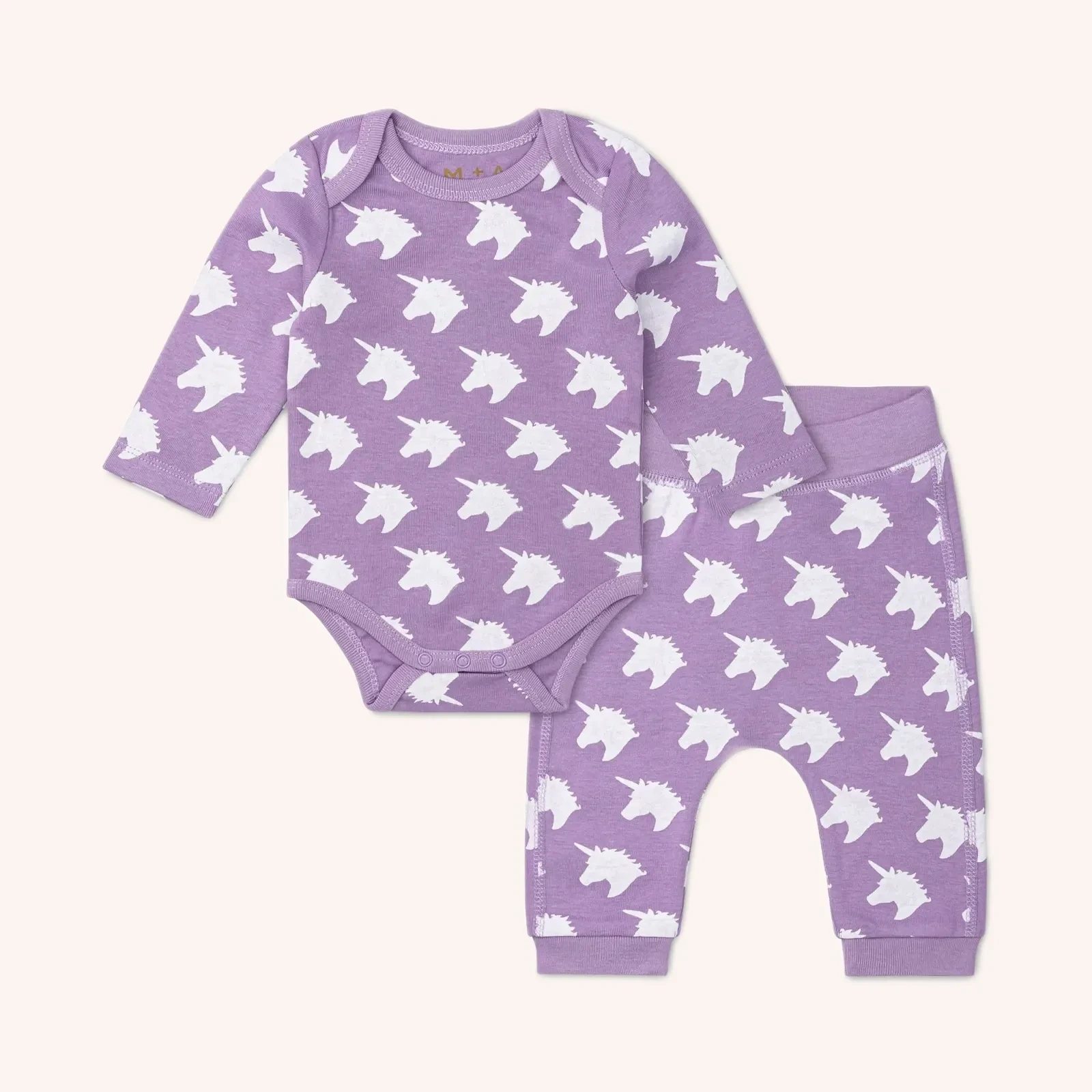 M+A by Monica  Bodysuit Groove Pant Set-6-9M