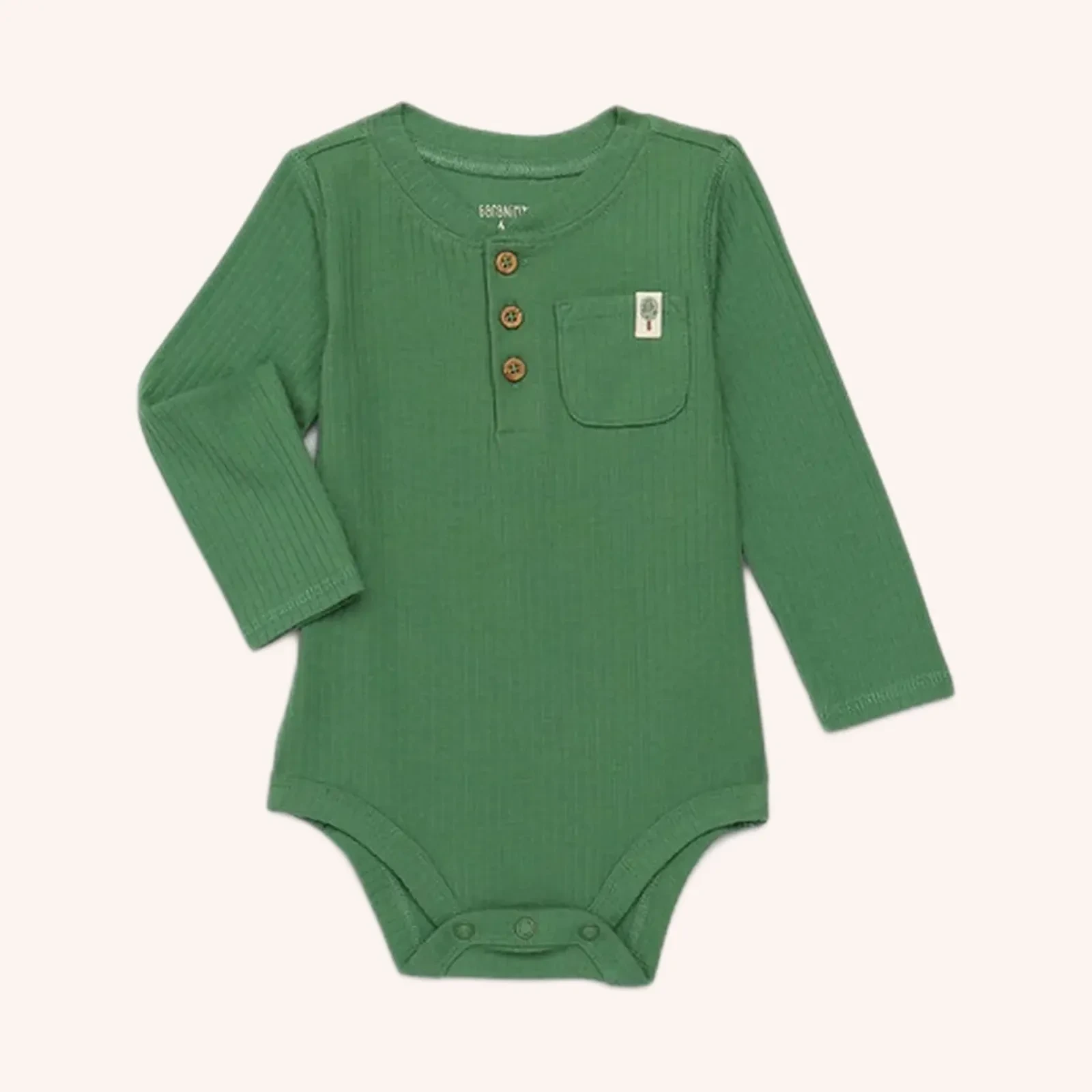 Garanimals Baby Boys' Ribbed Pocket Henley-6-9M
