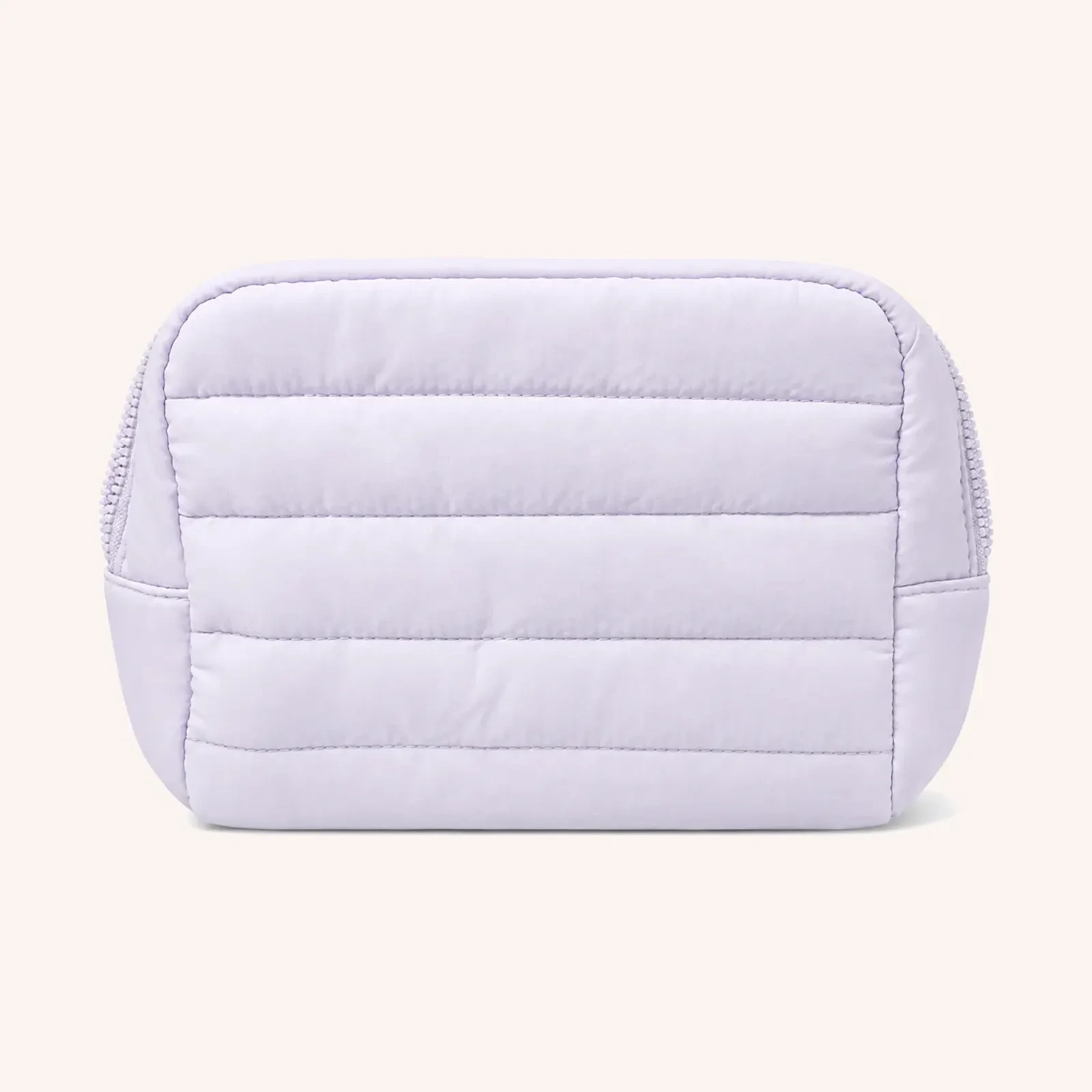 Puffy Rectangle Makeup Bag -Purple