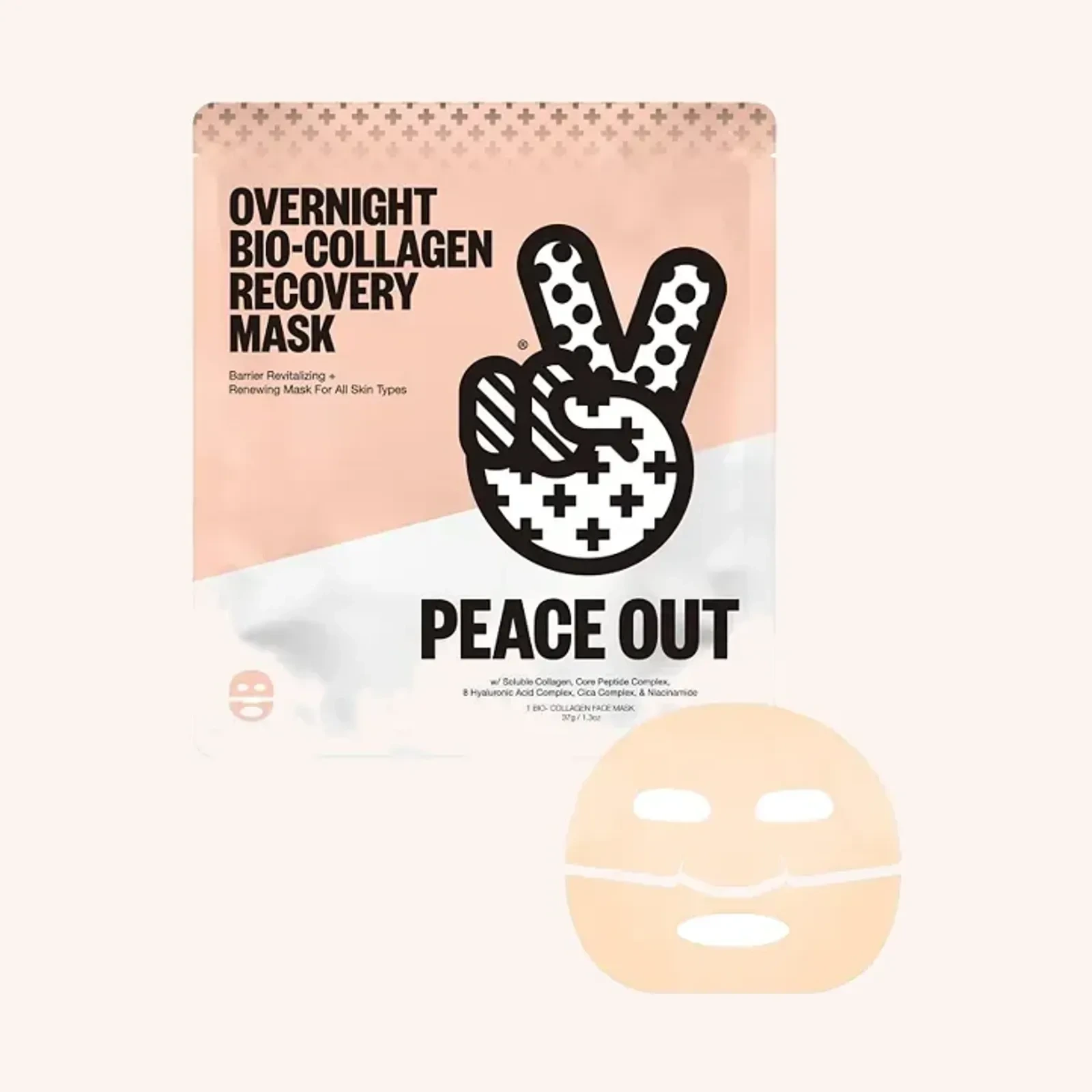 Peace Out Bio-Collagen Masks