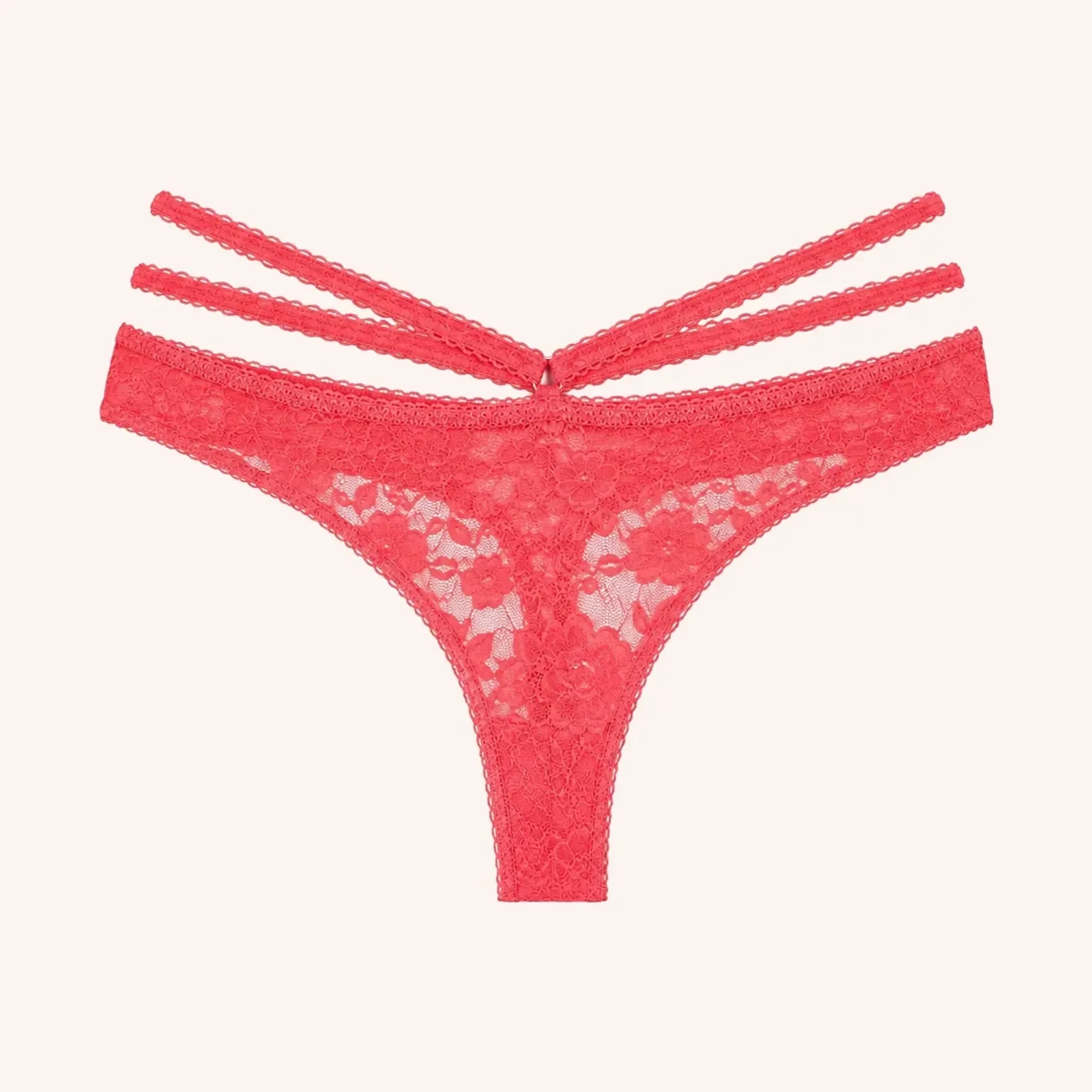 Adore Me 2PK Thong Size M (Moonlight Nude/Calypso)