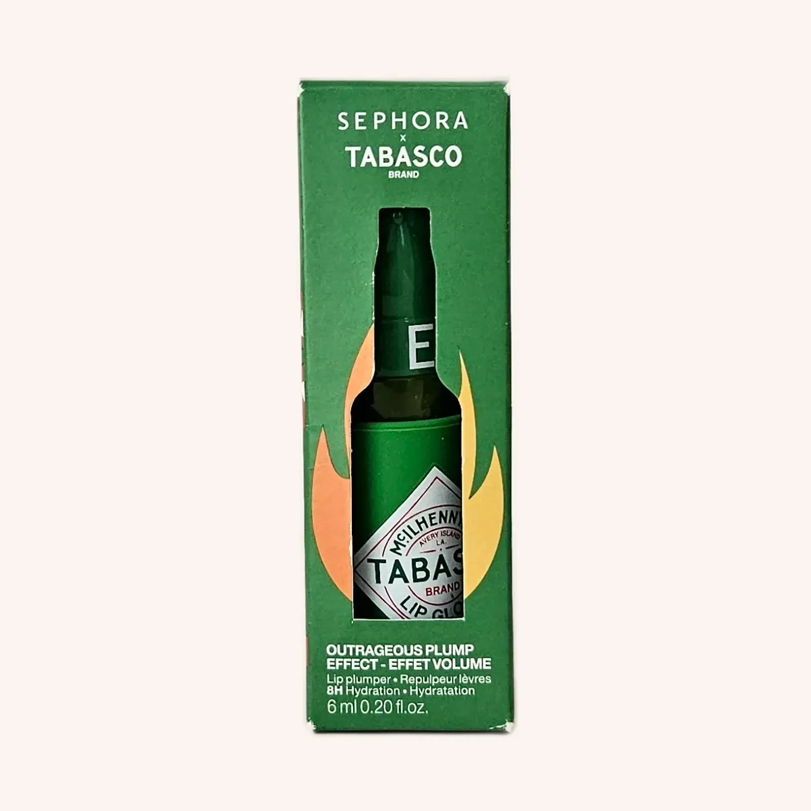 SEPHORA COLLECTION Outrageous Plump Lip Gloss x Tabasco Green, 6 ml