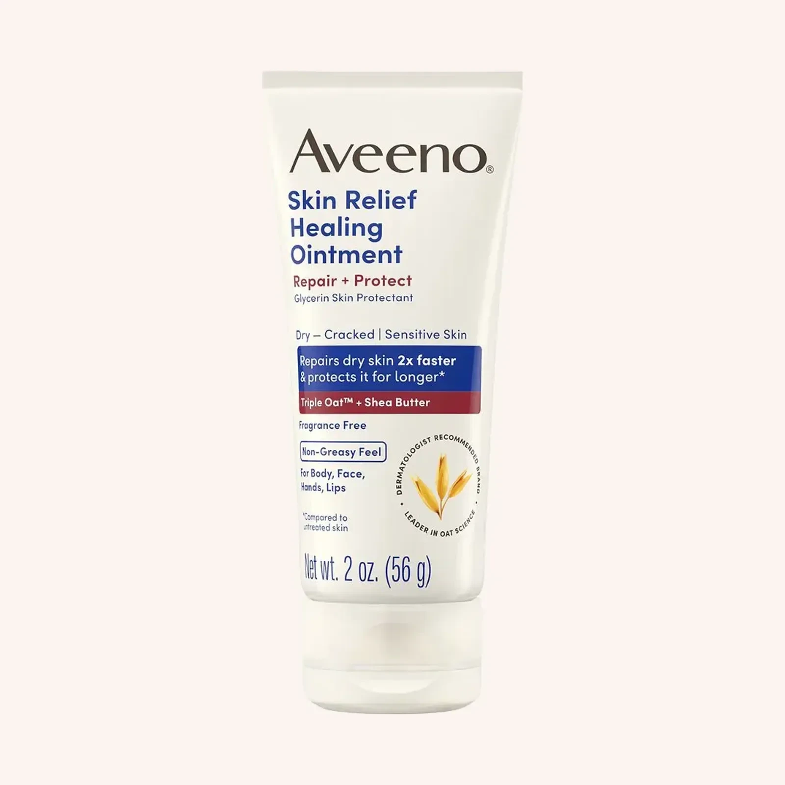 Aveeno Skin Relief Healing Ointment, blanco, 7.2 oz, tubo