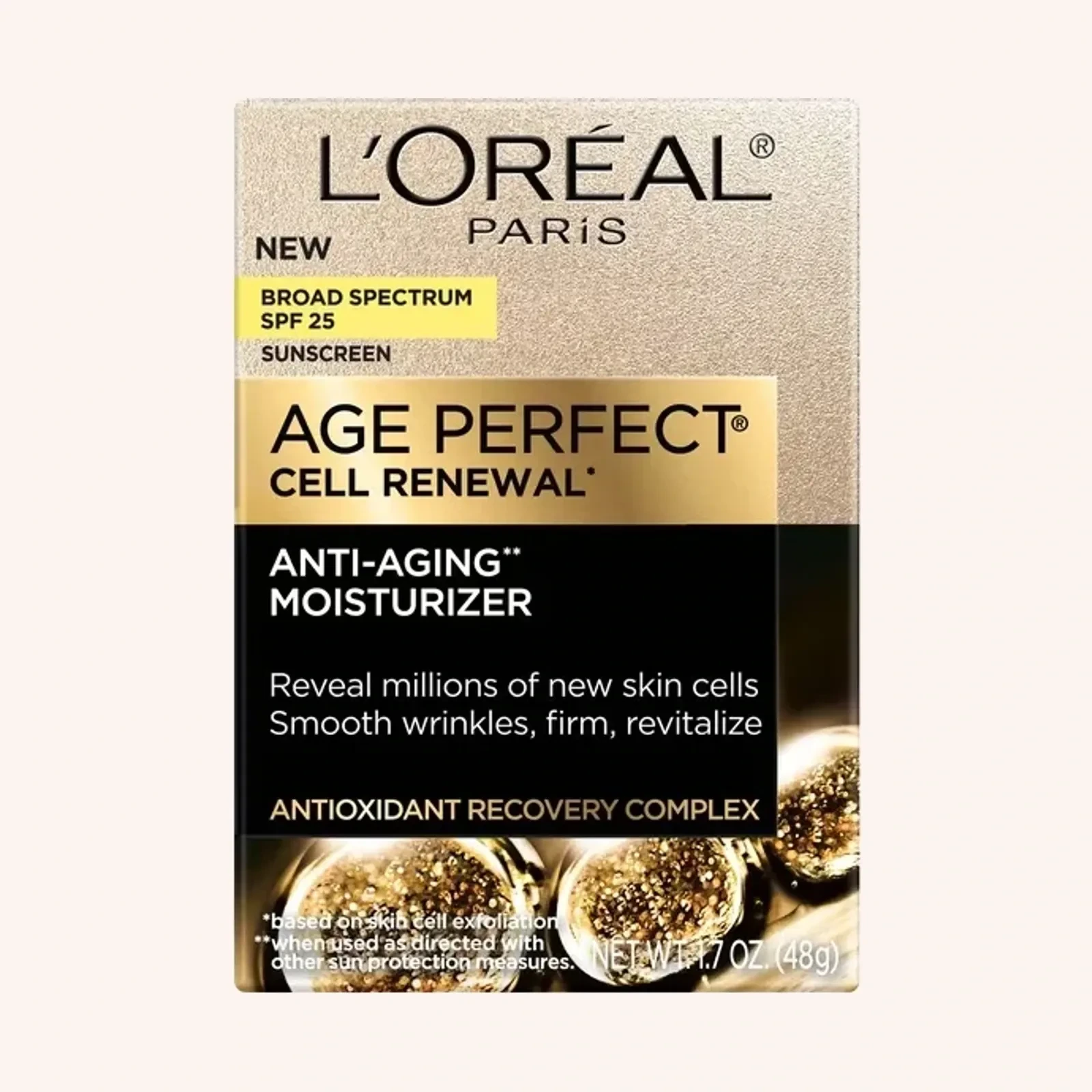 L'Oréal Paris Age Perfect Cell Renewal Anti-Aging Day Moisturizer SPF 25 1.7 oz