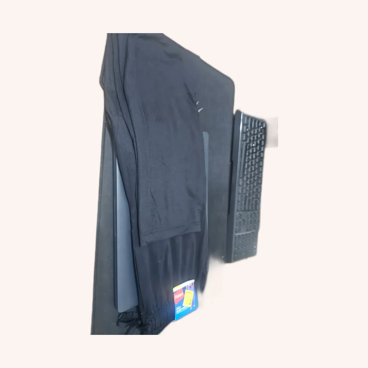 Hanes knit Lux Sleep Pant Black Size Small