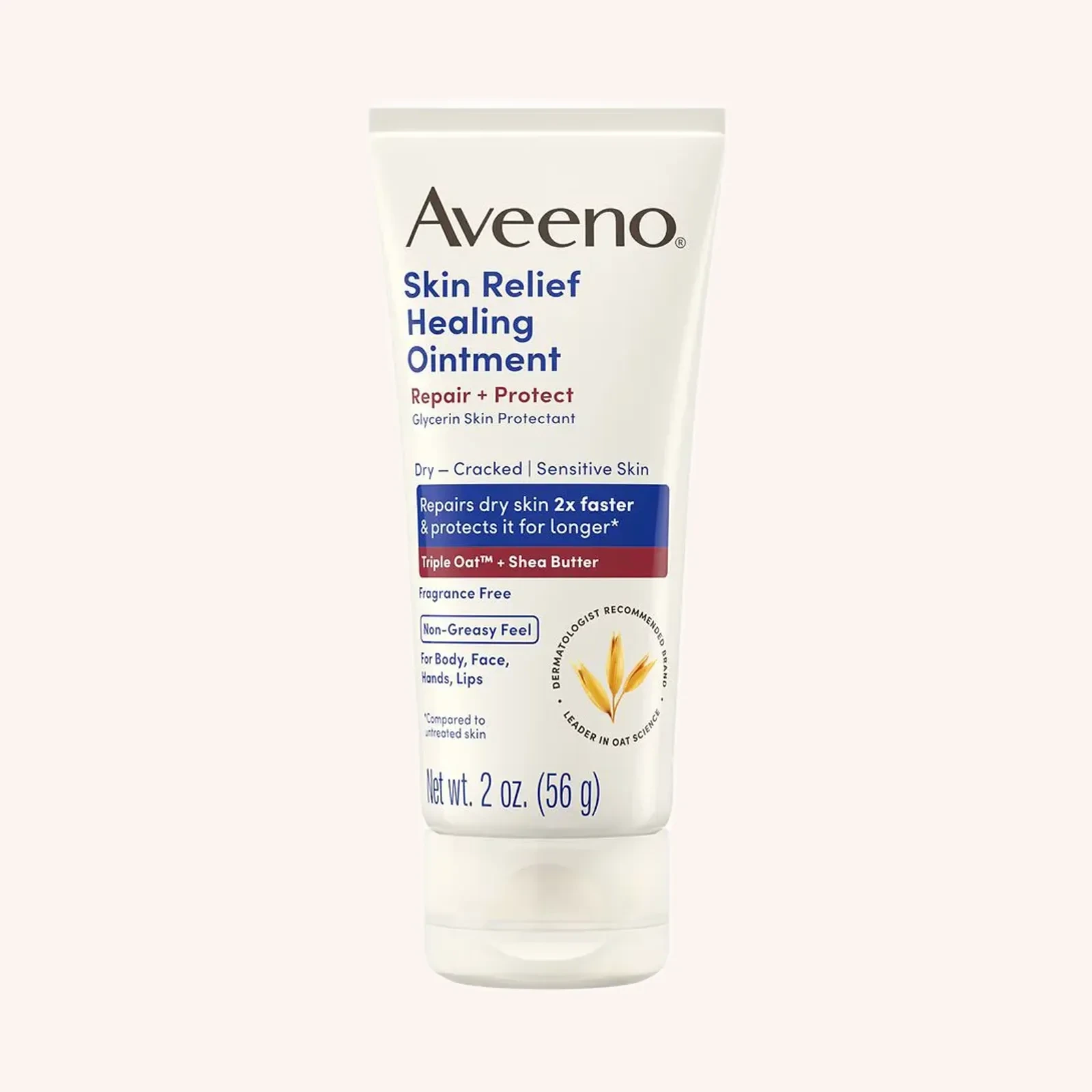 Aveeno Skin Relief Healing Ointment, sin color confirmado, 2 oz, tubo