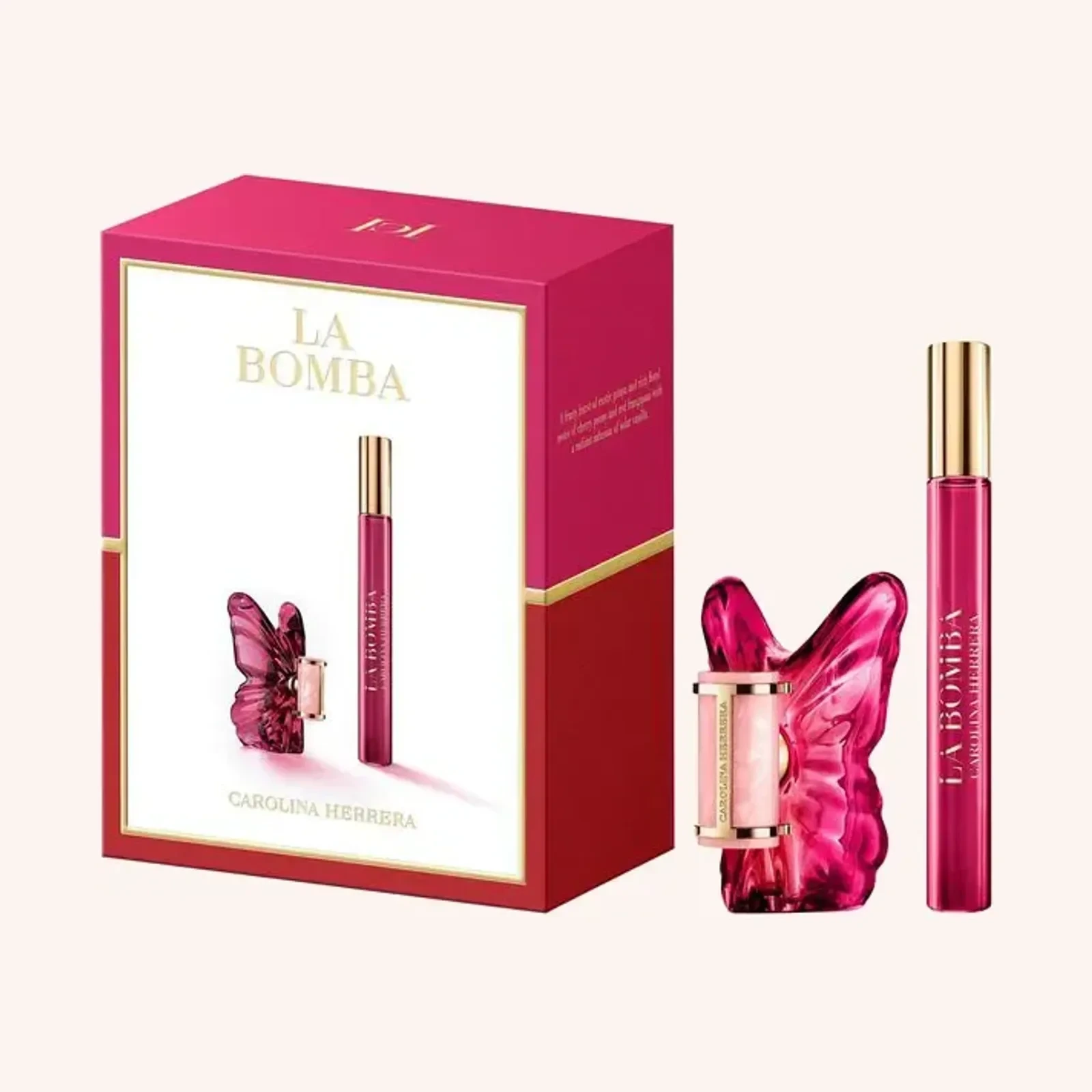 Carolina Herrera La Bomba Eau de Parfum 0.37 oz & Eau Perfum natural spray 0.34 oz