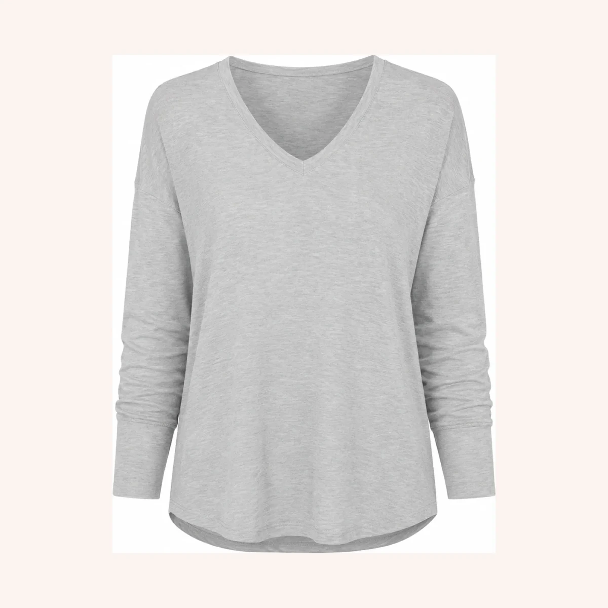 Express Basic Tee M gris jaspeado