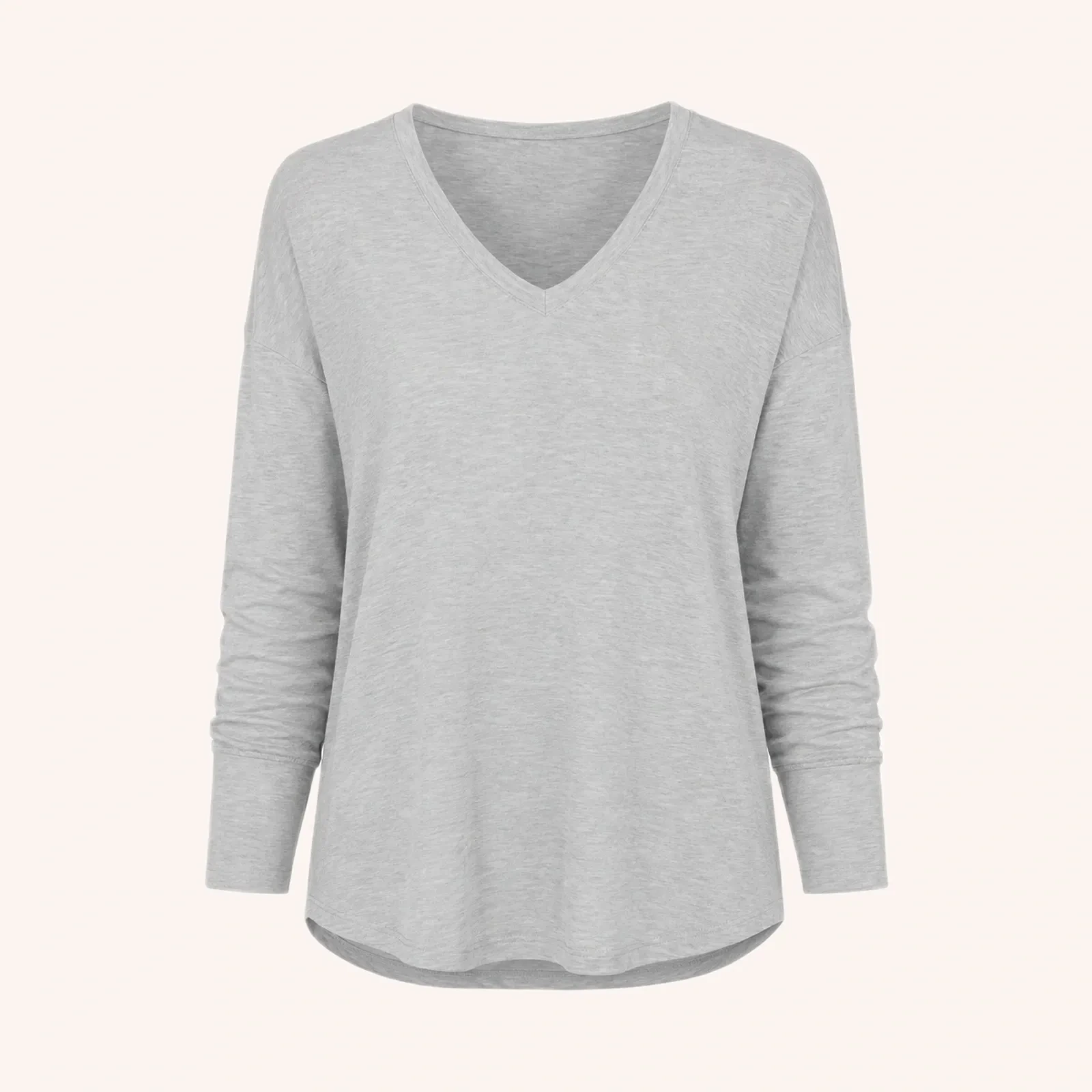 Express Basic Tee M gris jaspeado