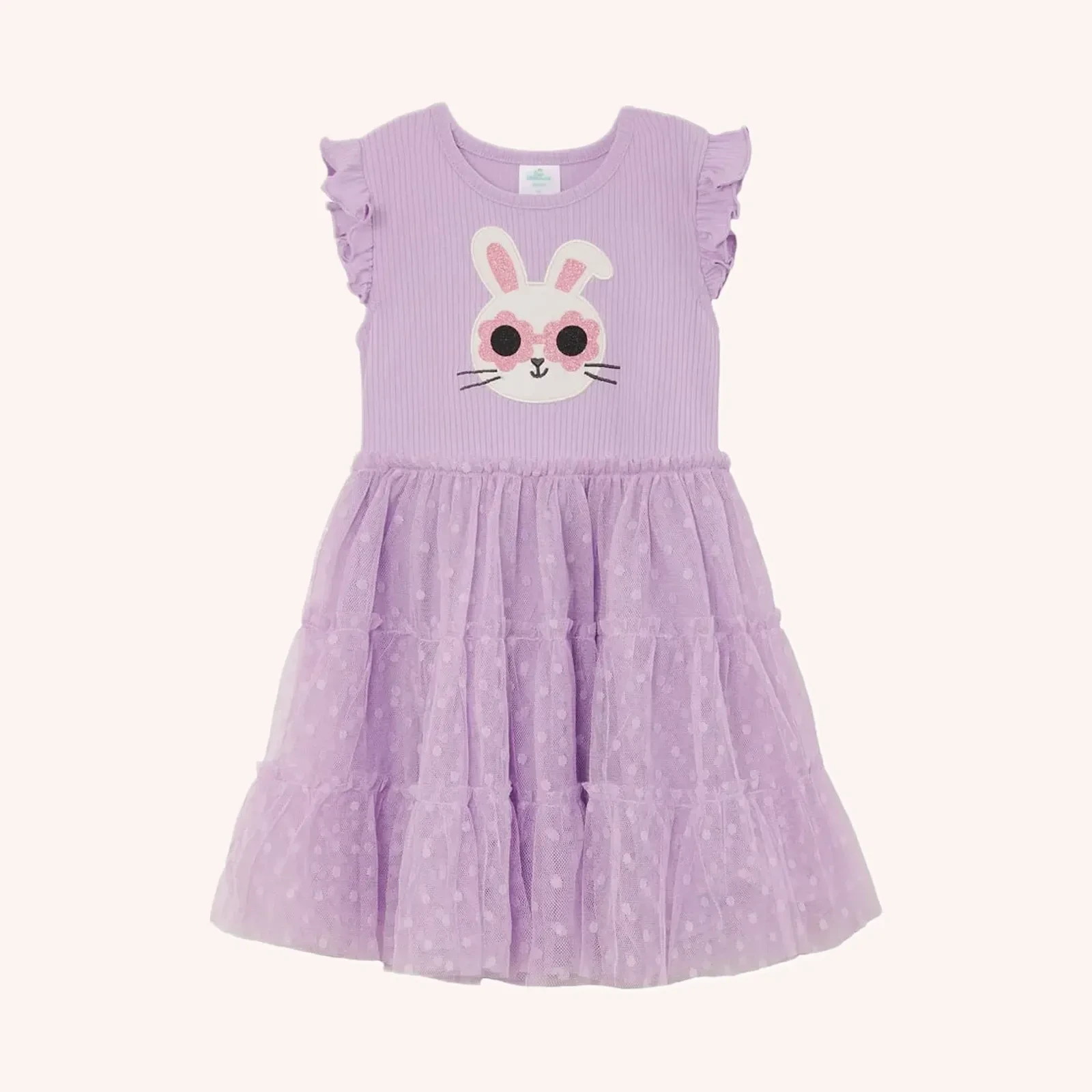 Way to Celebrate Toddler Girls Easter Tulle Tutu Dress