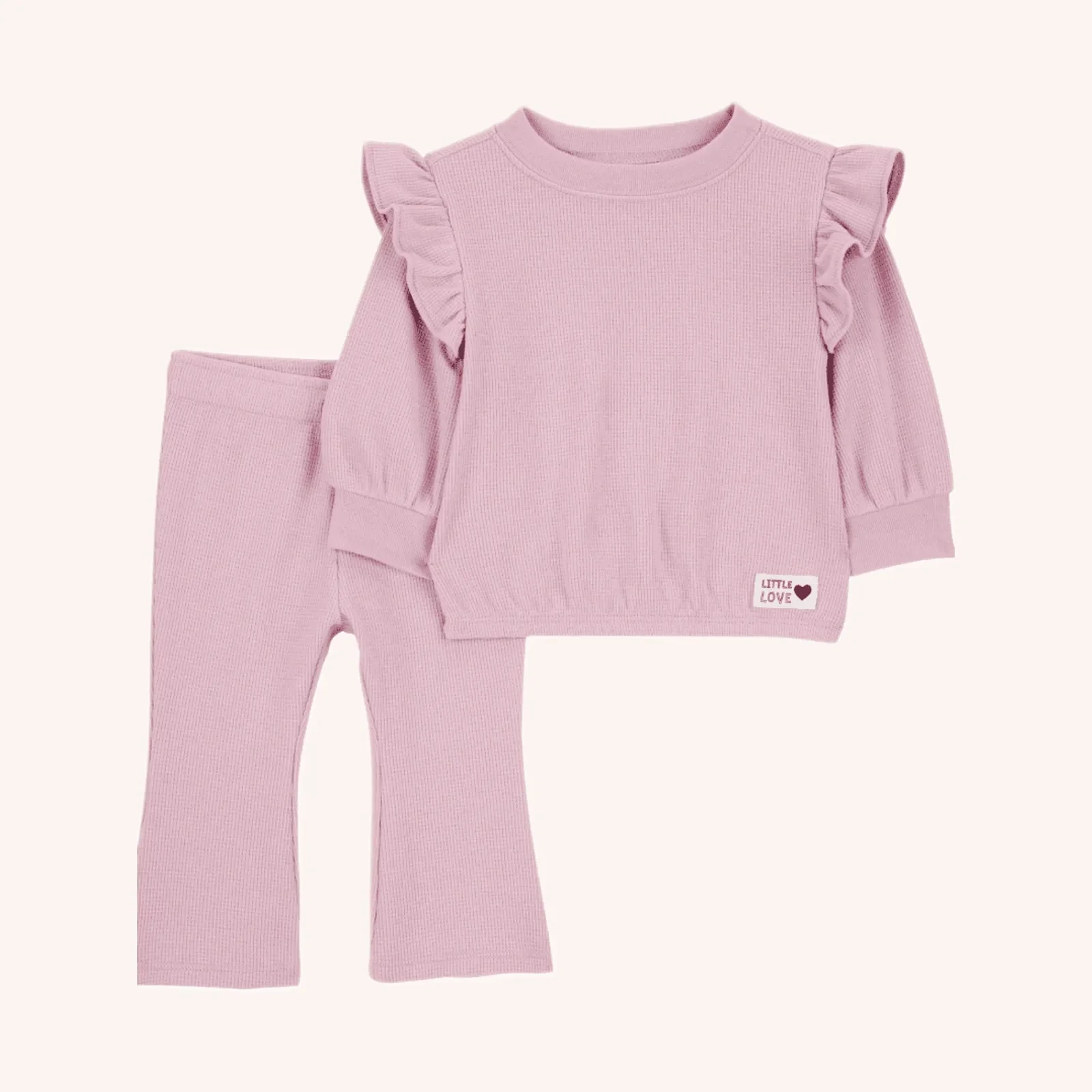 Carter's Baby Girl set de 2 piezas en rosa, talla 3 months