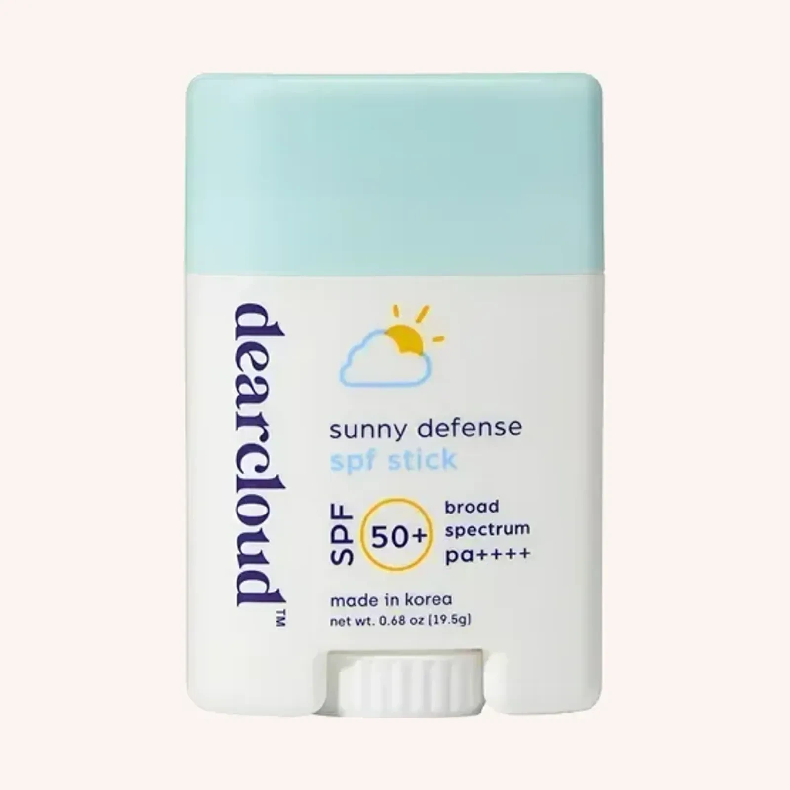 Dearcloud Sunny Defense SPF Stick SPF 50+ PA++++, 0.68 oz (19.5 g), blanco
