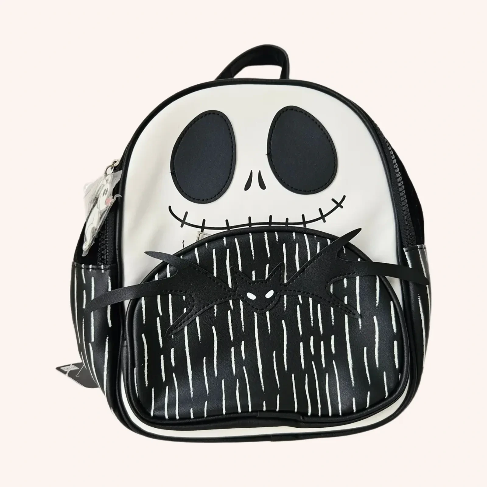 Disney The Nightmare Before Christmas backpack, black and white, full-size, 1 pieza