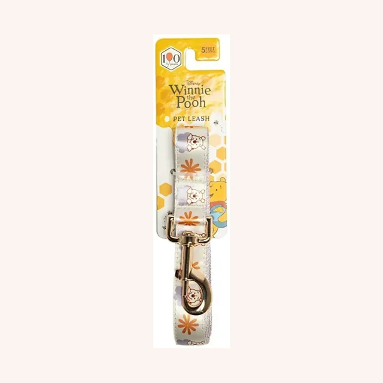 Disney Winnie the Pooh Pet Collar floral Purple Size M
