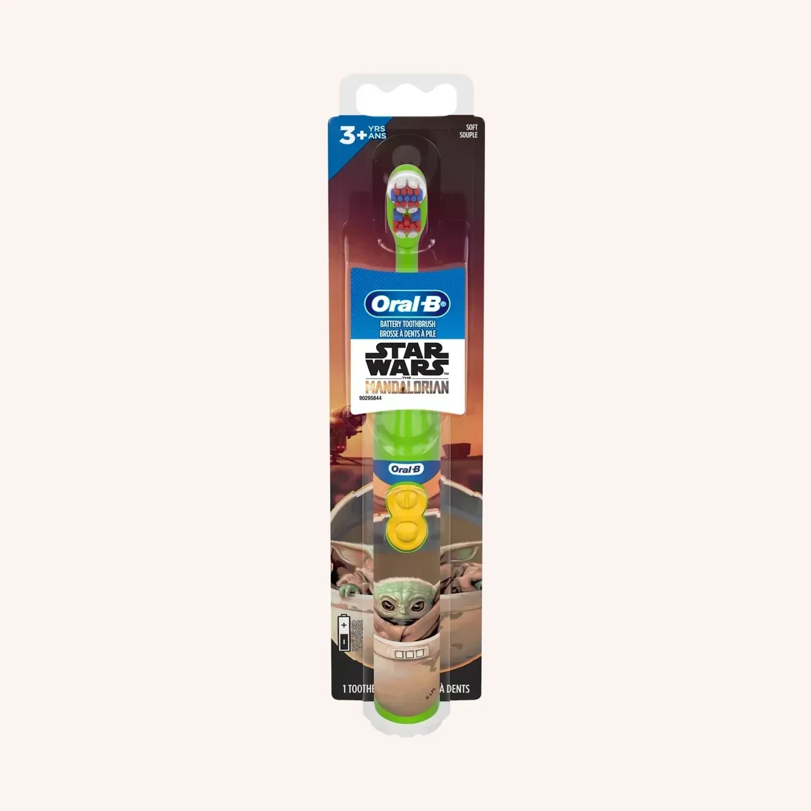 Oral-B Kid’s Battery Toothbrush featuring Star Wars The Mandalorian, para niños 3+