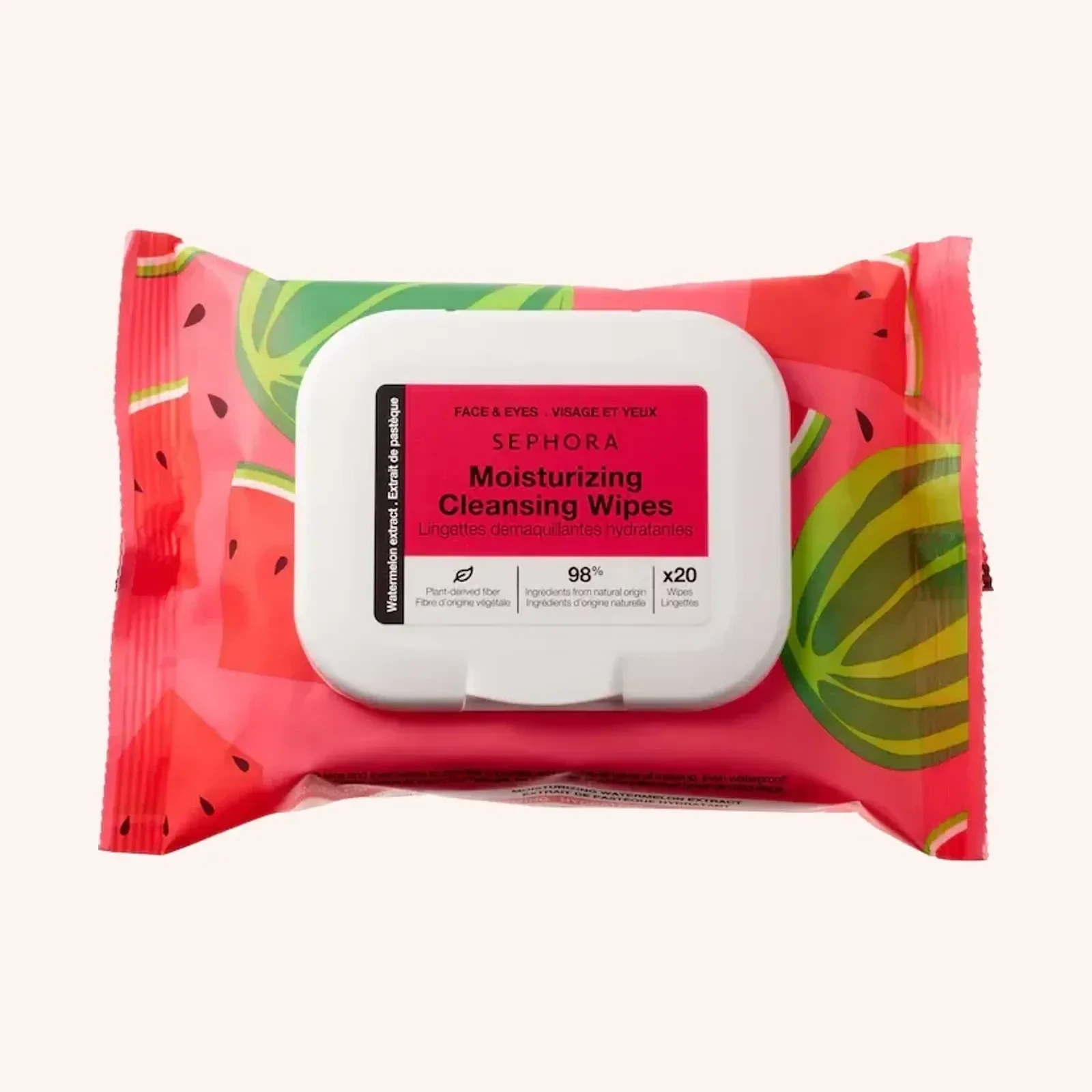 SEPHORA COLLECTION Moisturizing Cleansing Wipes, 20 wipes