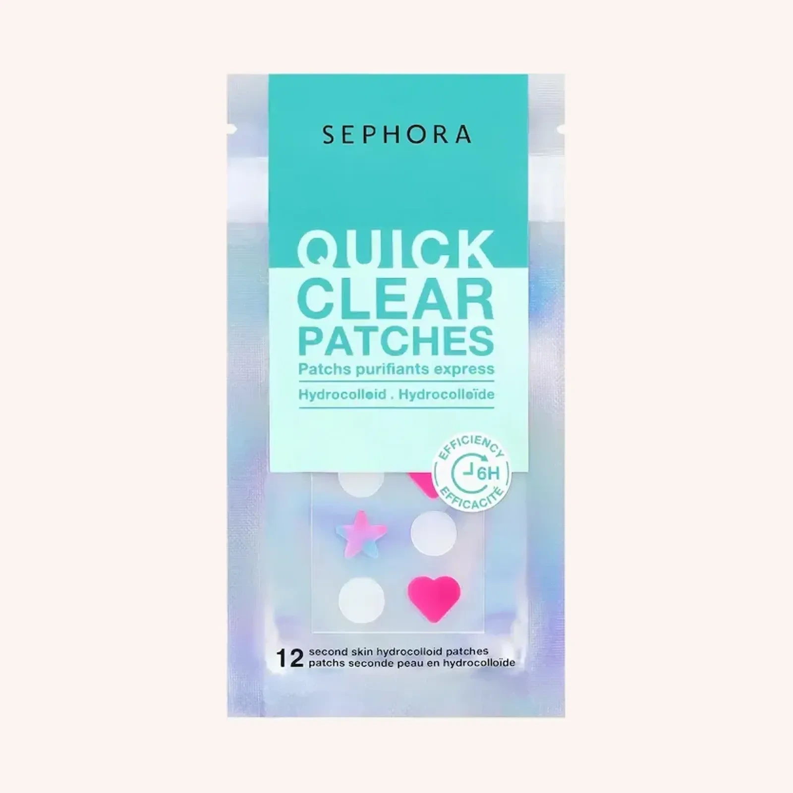SEPHORA COLLECTION Quick Clear Patches, 12 piezas