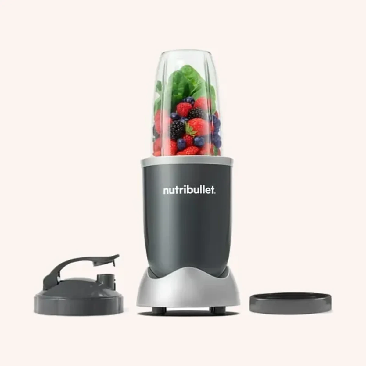 NutriBullet Original 600W batidora personal negra, vaso 24 oz, 1 unidad