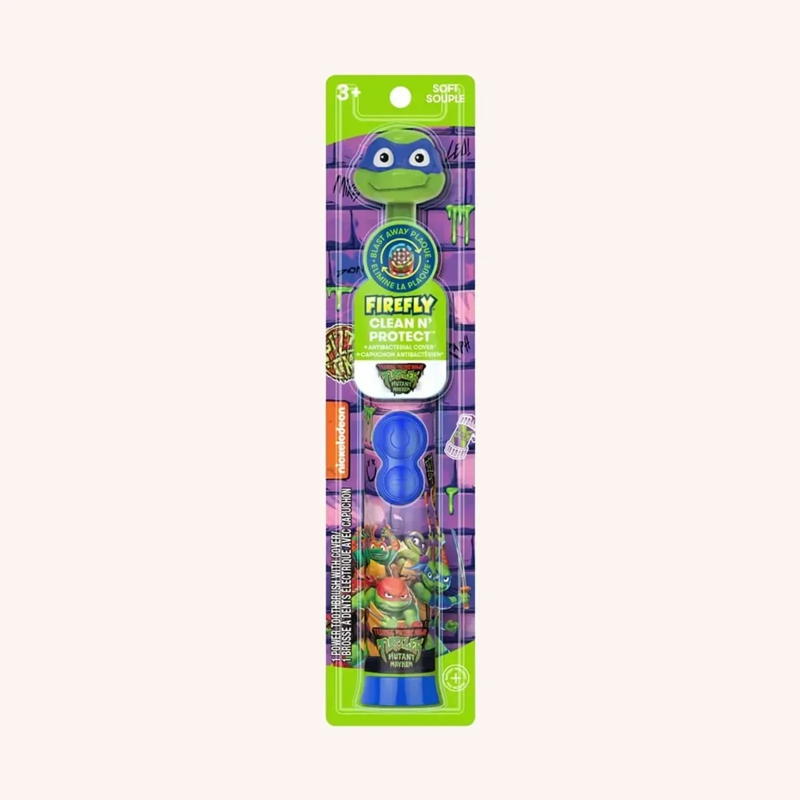L.O.L. Surprise! cepillo de dientes Clean N' Protect con cubierta antibacterial, rosa, 1 unidad