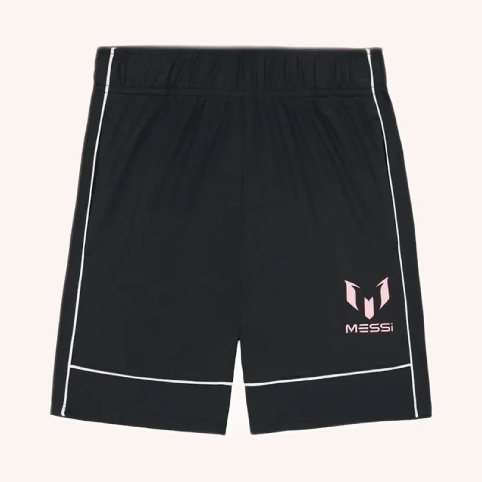 Messi Boys Essential Atheltic Shorts - Black  M (8)