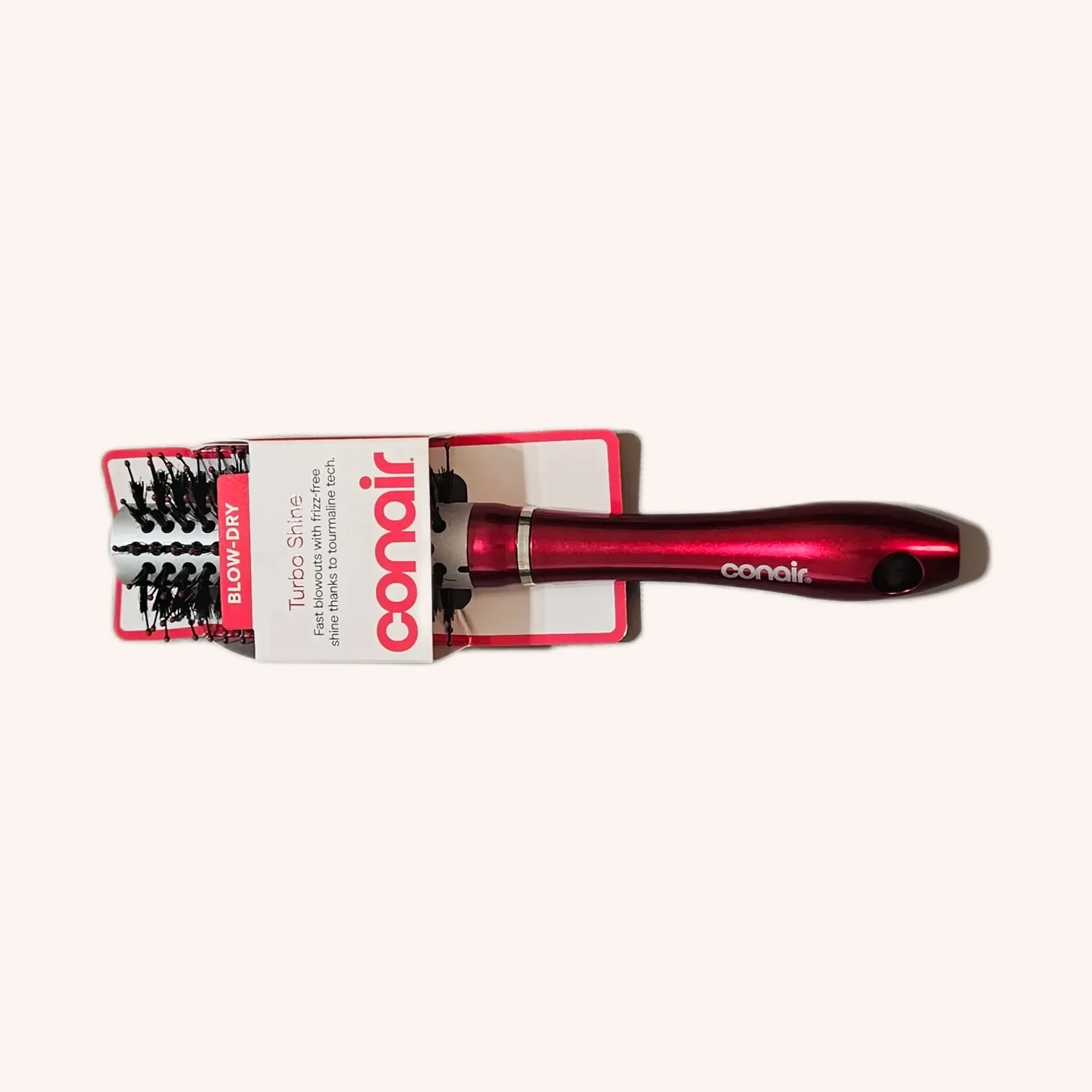 Conair cepillo secador Turbo Shine, rosado metálico, una pieza