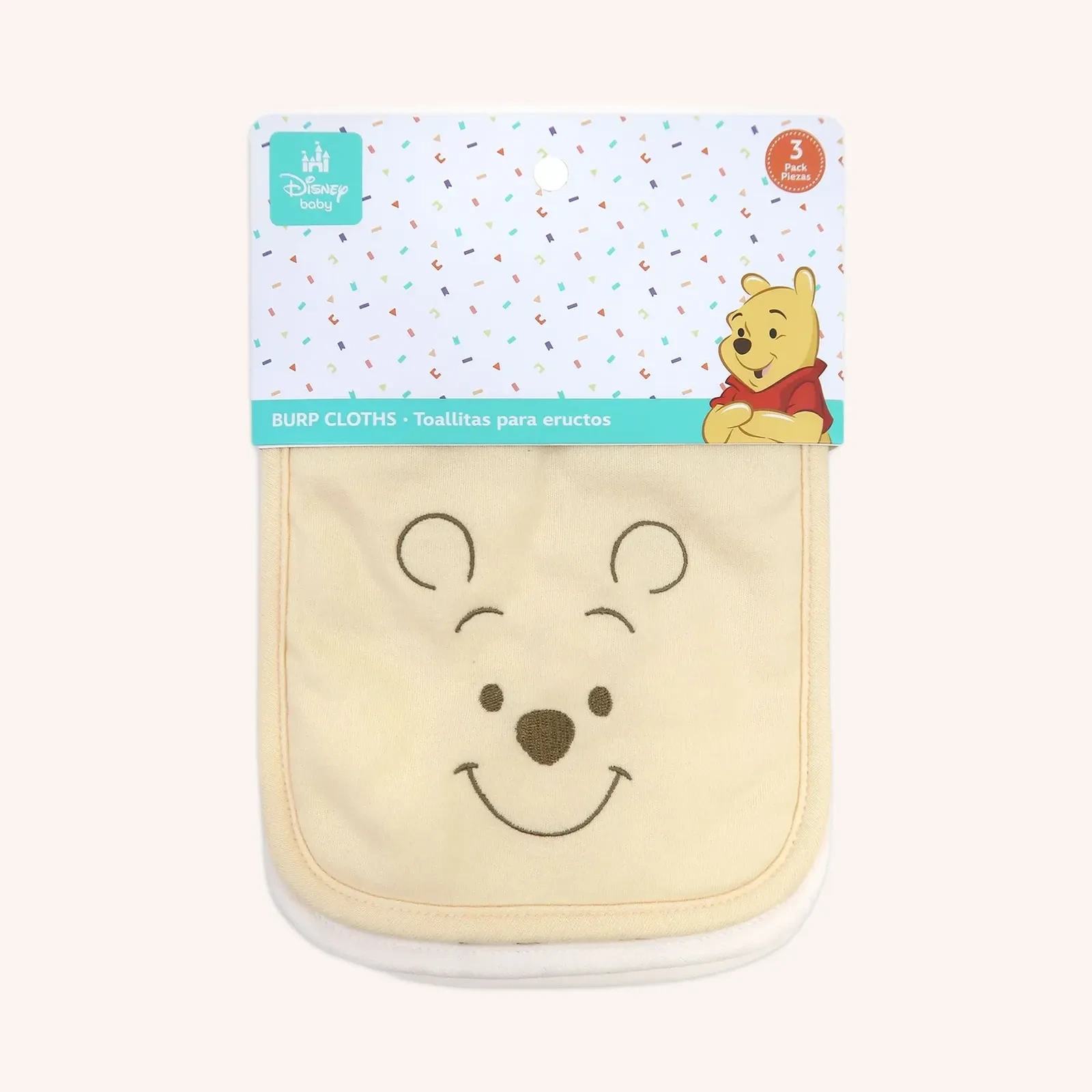 Disney Winnie the Pooh newborn burp cloth 3-packs