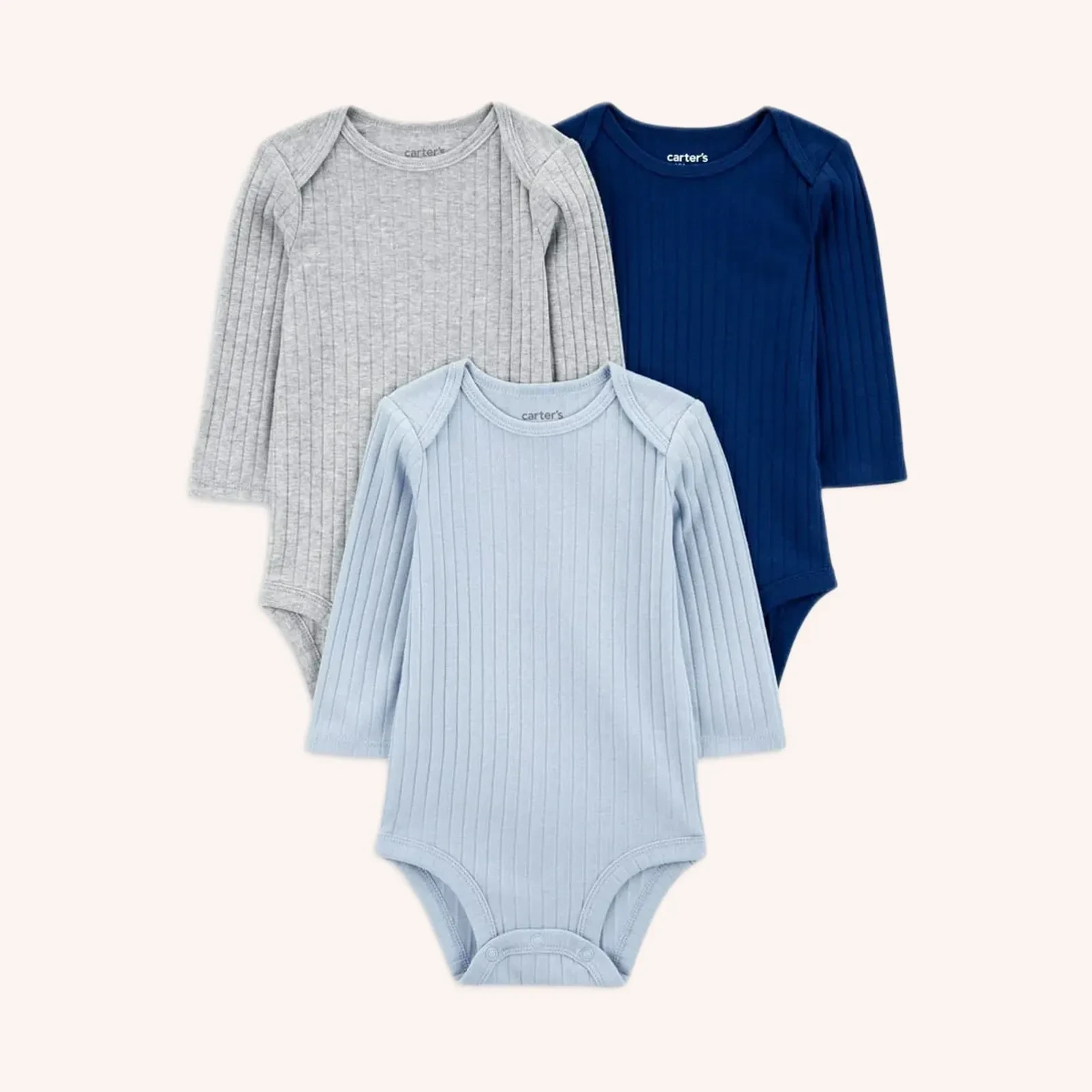 Carter's Child of Mine Baby Boy Premature Bodysuits, 3-Pack