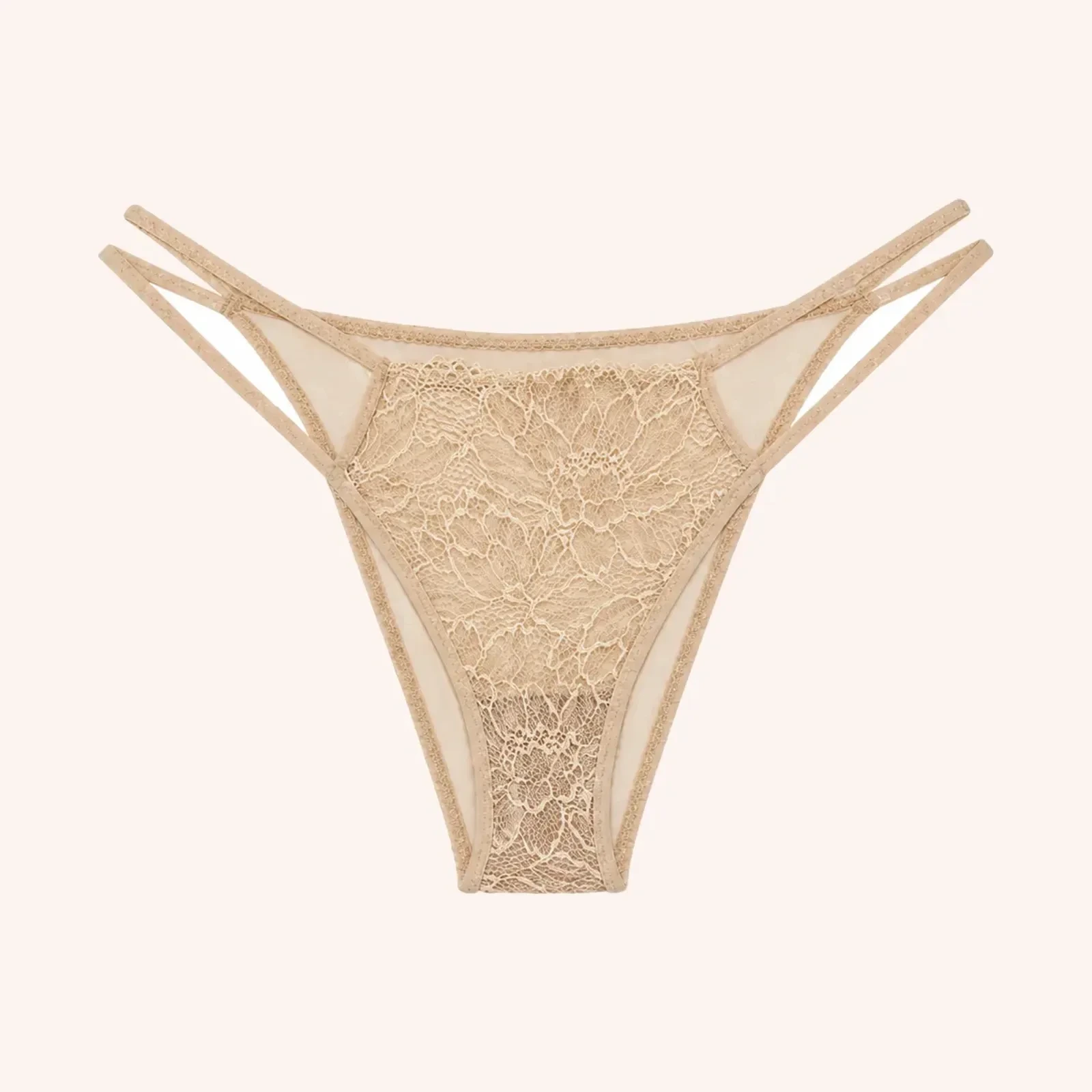 Adore Me 2PK Thong Size M (Moonlight Nude/Calypso)