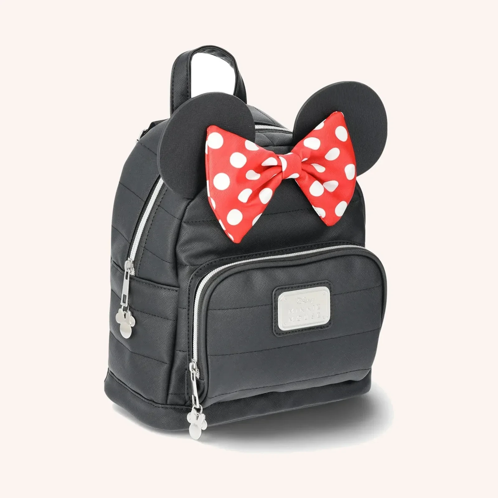 Disney Minnie Mouse Polka Dot Bow mini backpack, negro, talla mini