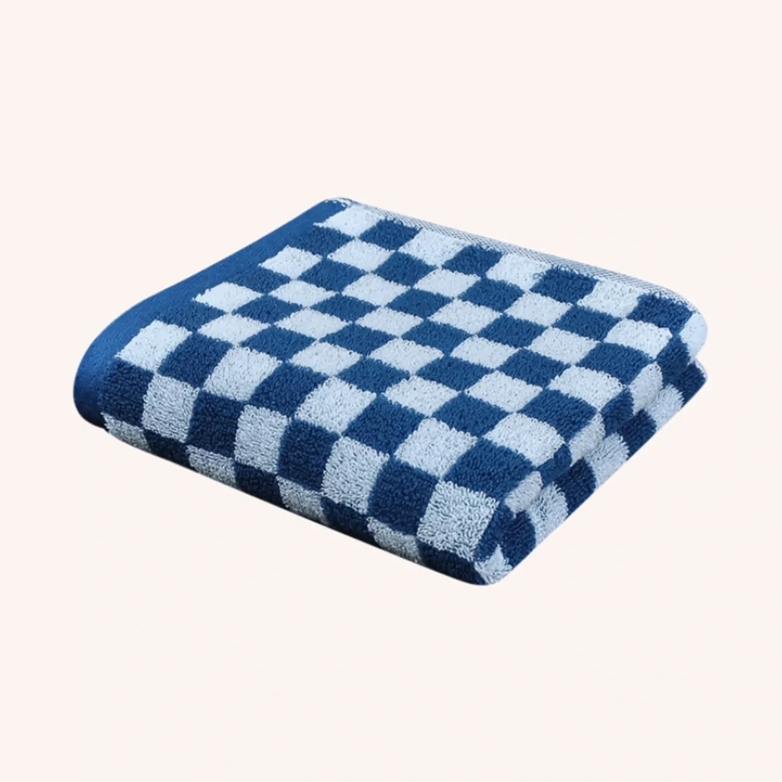 Toalla de baño coral fleece azul, talla F, 1 pieza
