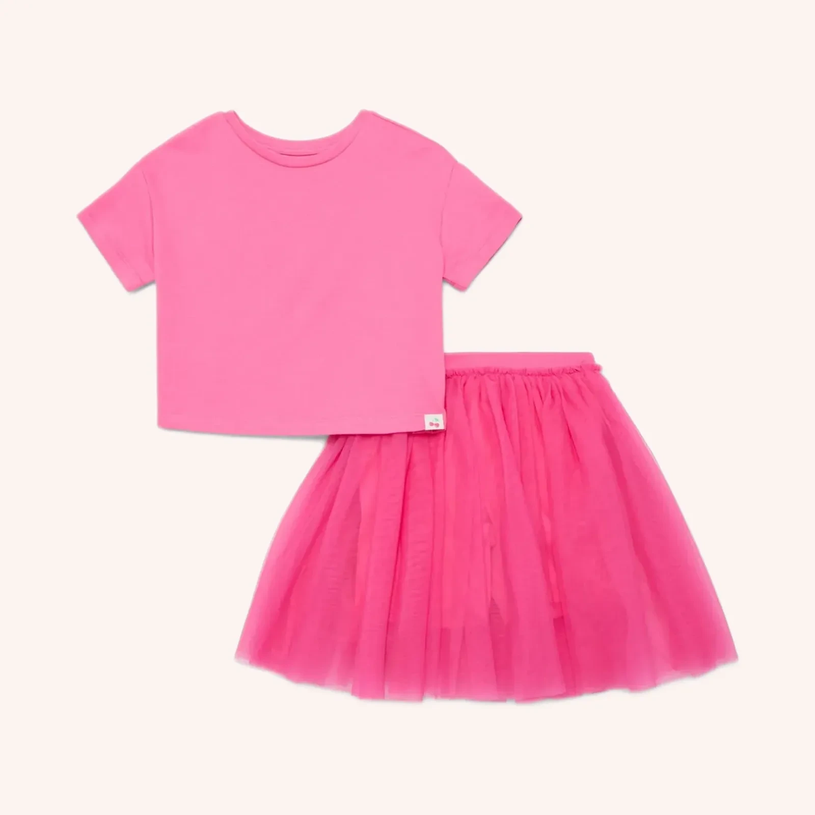 Wonder Nation conjunto de falda, rosa cherry, talla 6